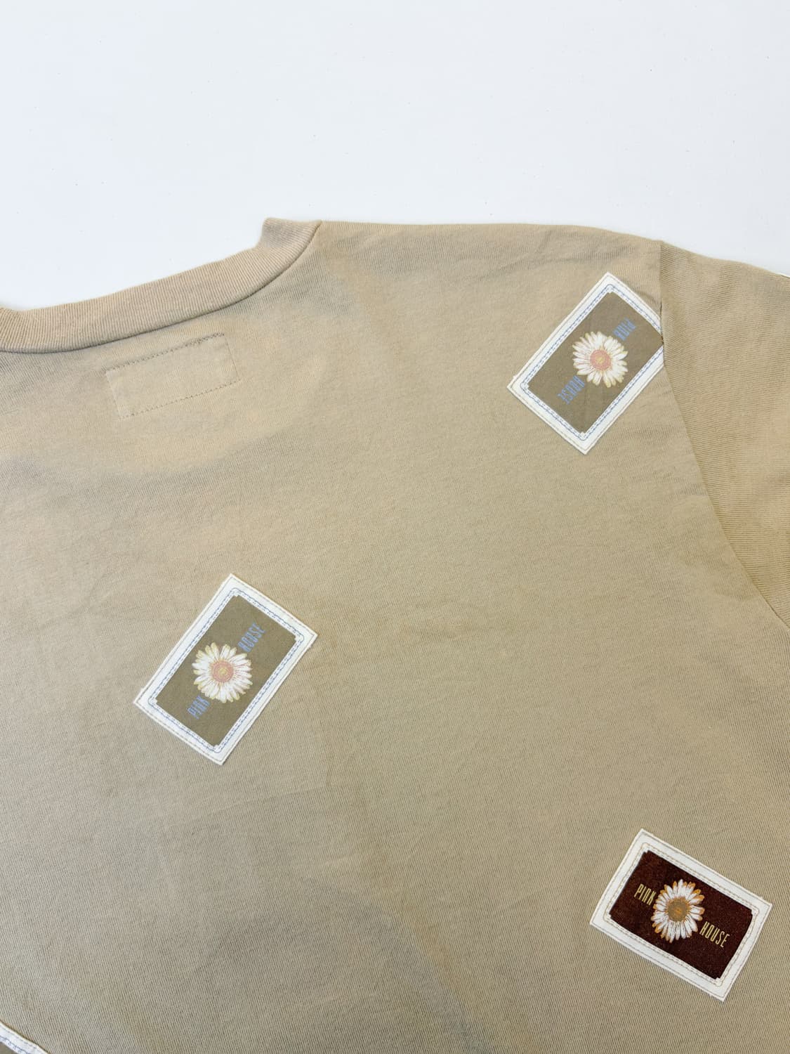 핑크 하우스 플라워 프린티드 티셔츠 상품이미지6