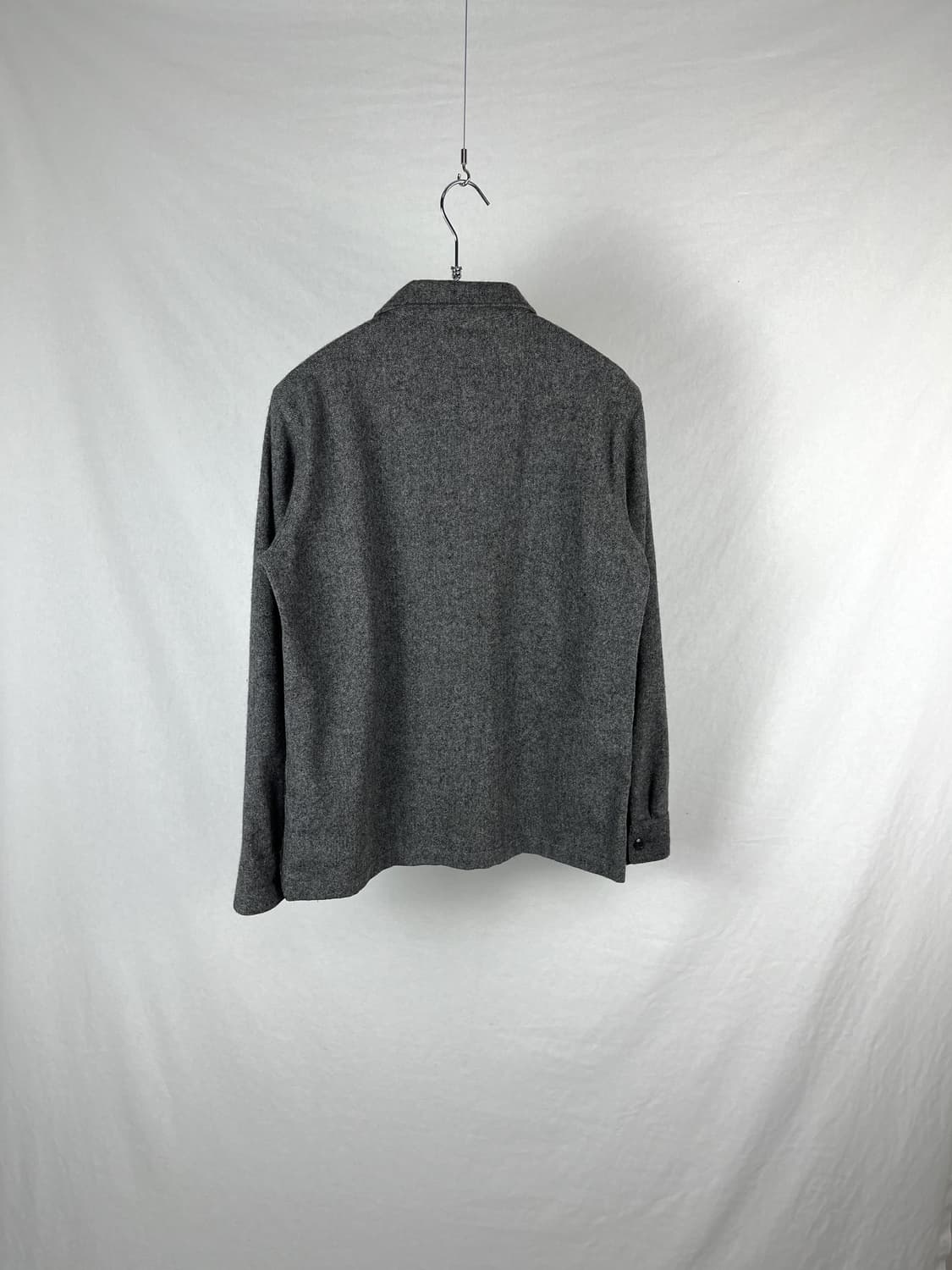 United Arrows 밀리터리 울혼방 셔츠  상품이미지3