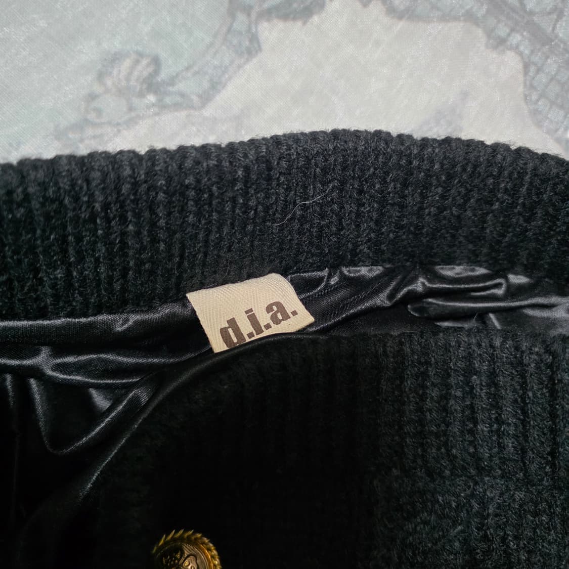 d.i.a 다이아 니트 스커트 금장  y2k 오네갸루 와투케 펑크 상품이미지4