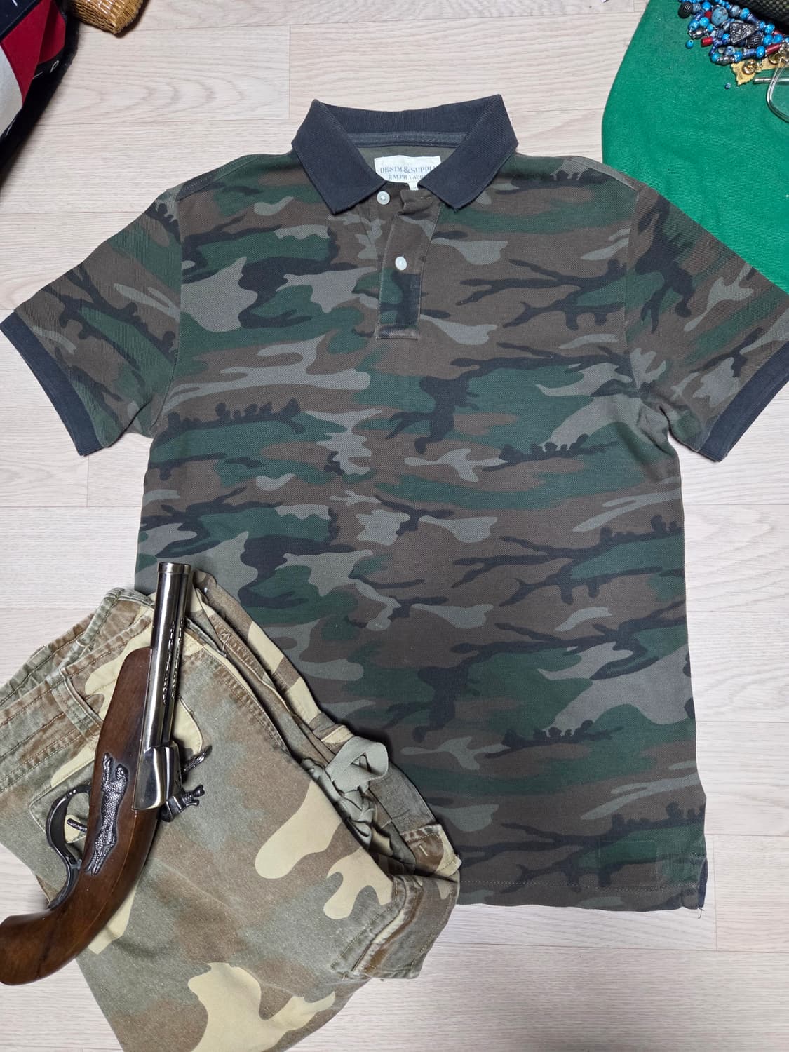 폴로 랄프로렌 카모플라주 반팔 카라티 티셔츠  상품이미지1