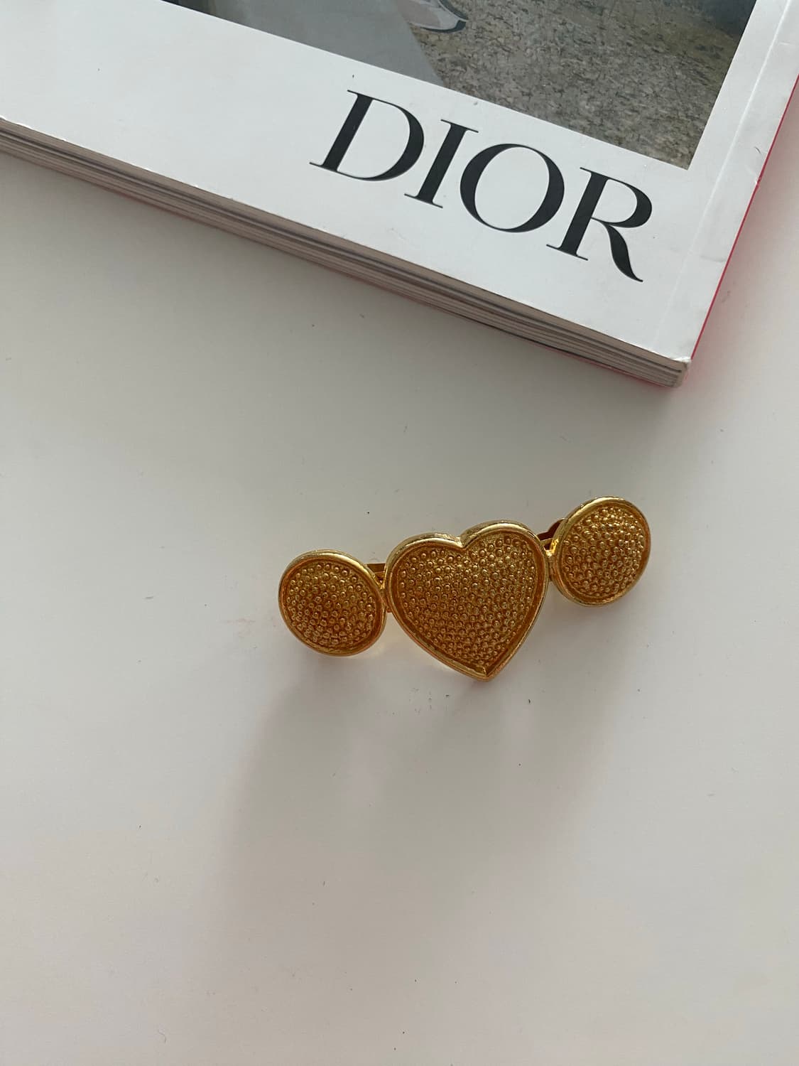 골드 하트 헤어핀 상품이미지3