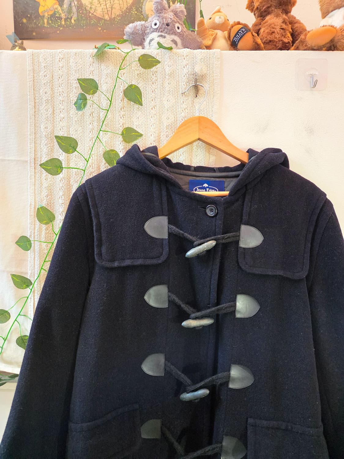 딥네이비 더플 울 코트 상품이미지2