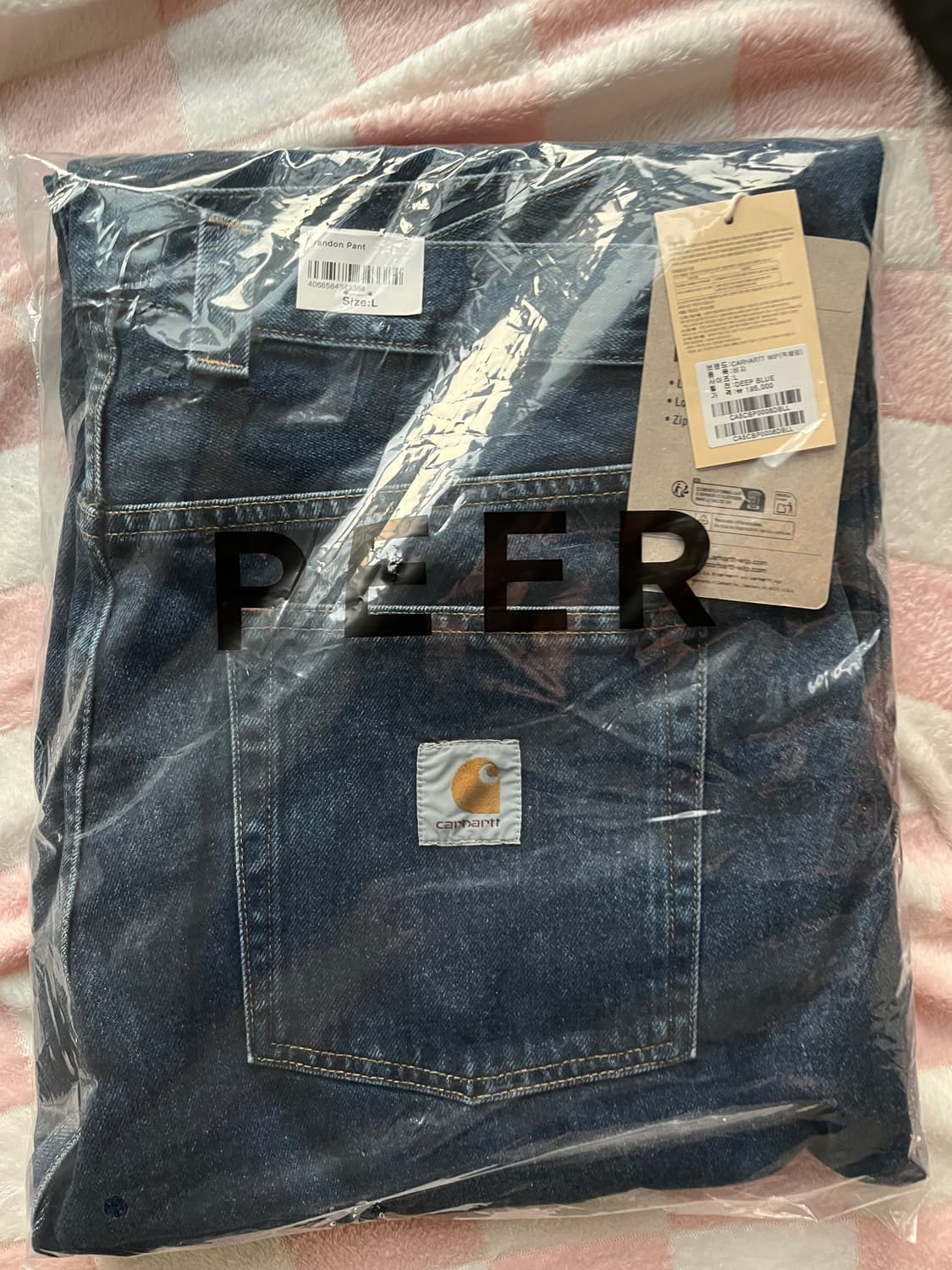 칼하트 브랜든 팬츠 블루 상품이미지2