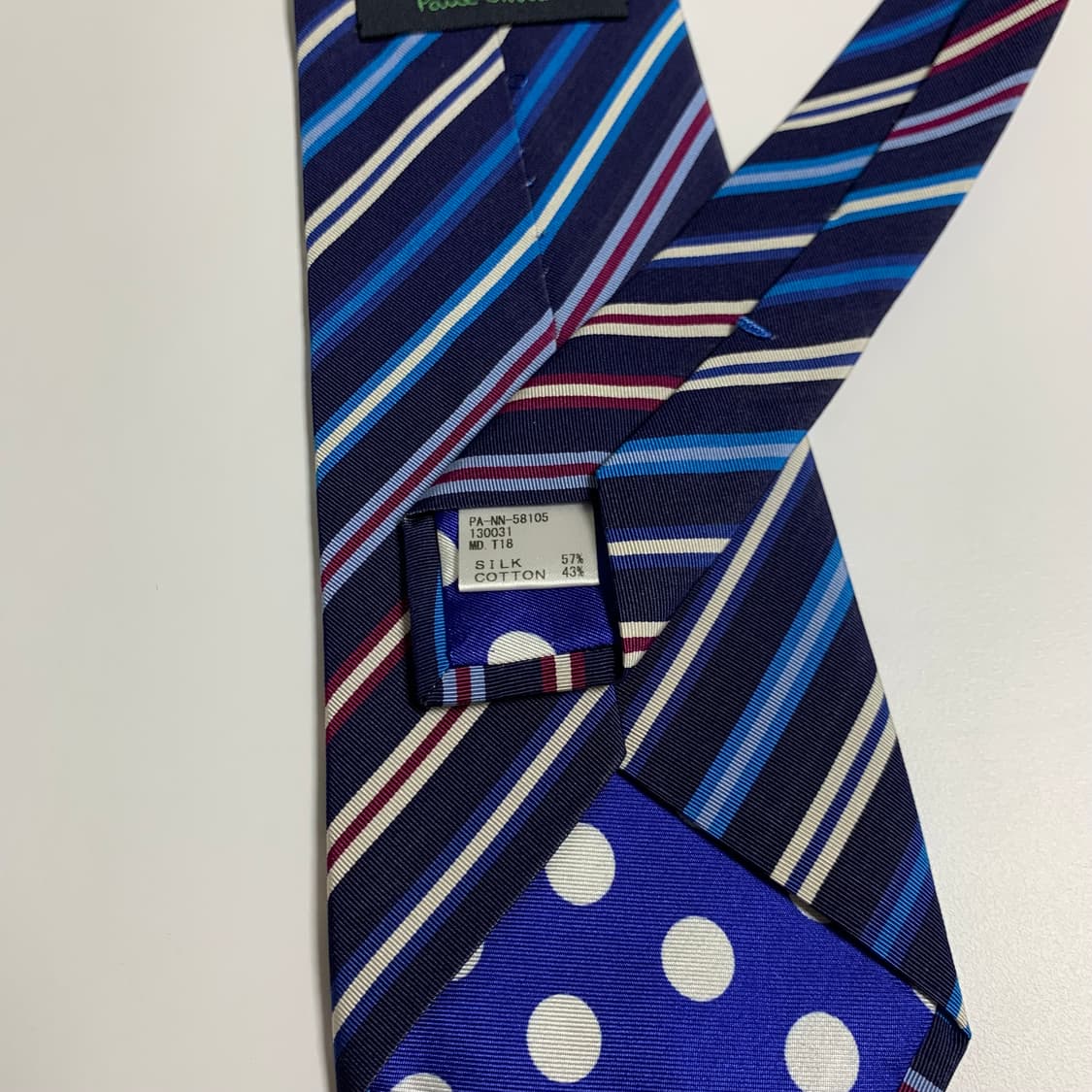 폴스미스(Paul smith) 스트라이프 명품 최상급 넥타이 혼방 A+ 상품이미지7