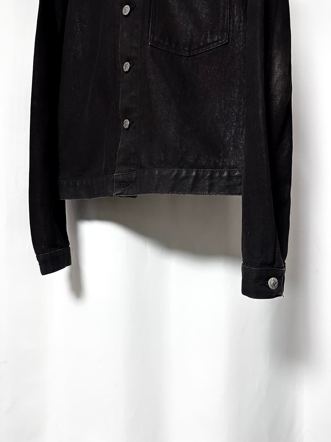 Helmut Lang 90s' Coated 1st denim 트러커 상품이미지3