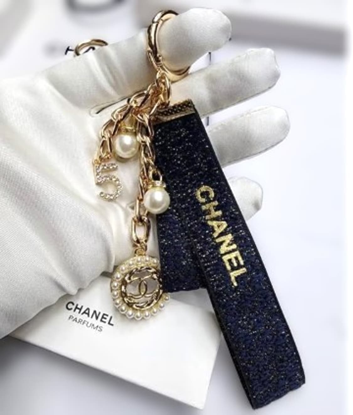샤넬 CHANEL 블랙 키링 (새제품) 상품이미지3