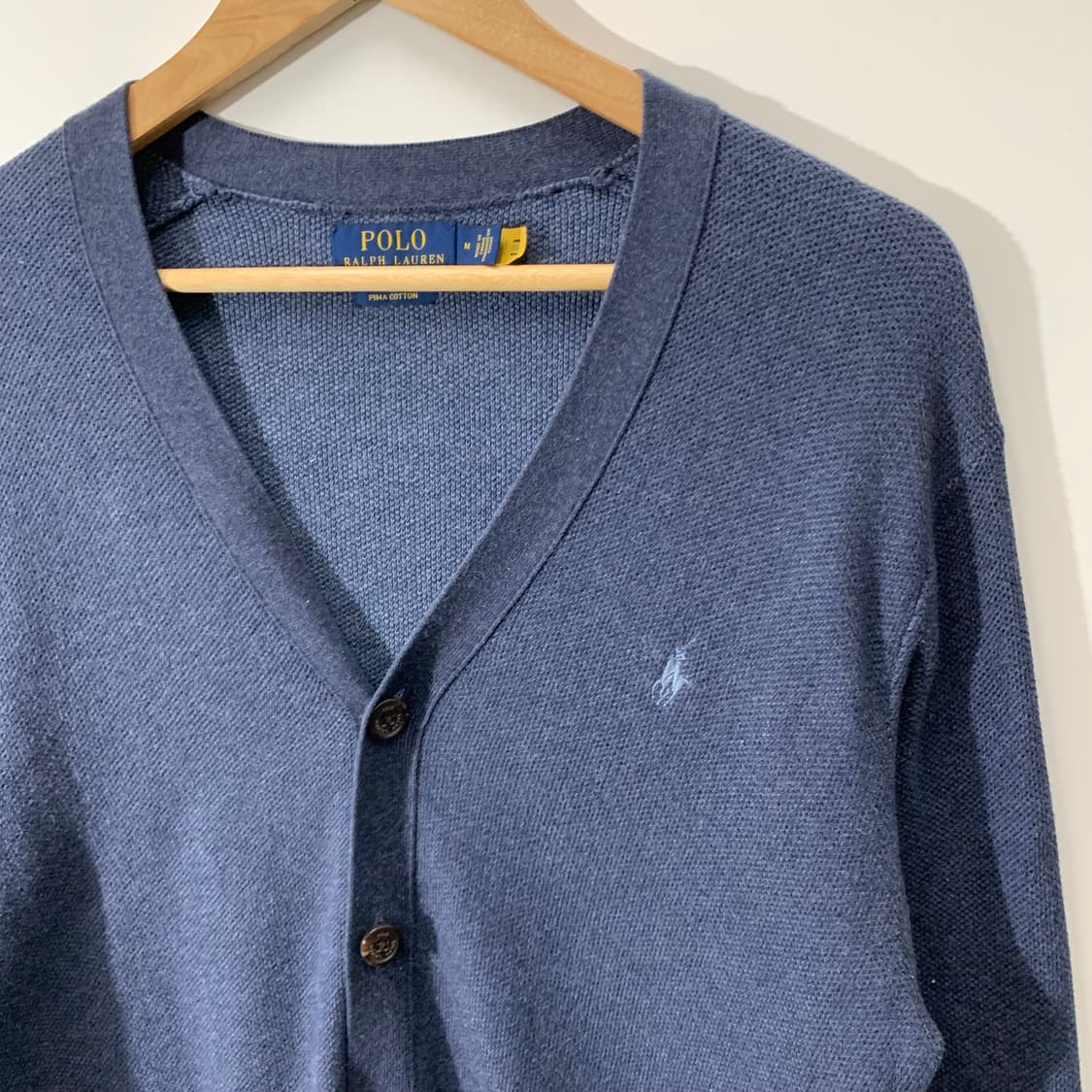 폴로 Qr라벨 피마코튼 가디건    상품이미지2
