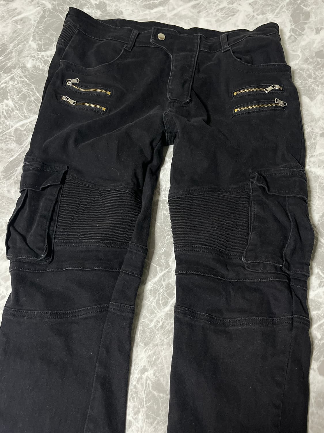 bike zipper straight jean 상품이미지2