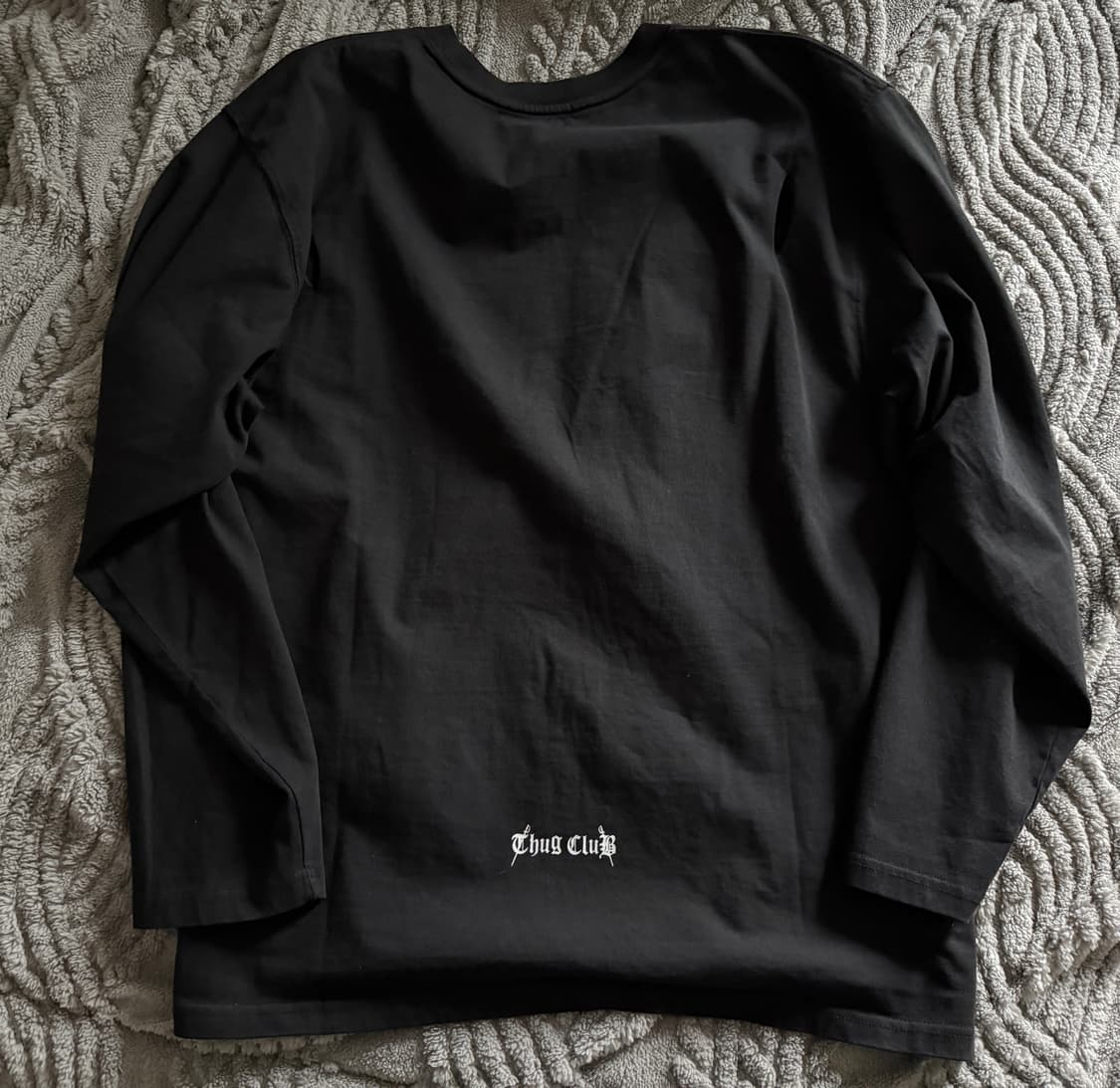 떠그 클럽 크로스 T 롱슬리브 블랙 3 상품이미지3
