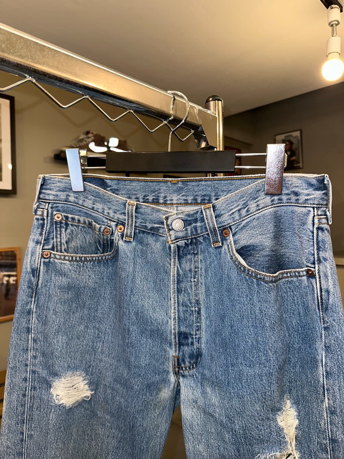 90’s Levi’s 501 552 Detroit denim pants 상품이미지4