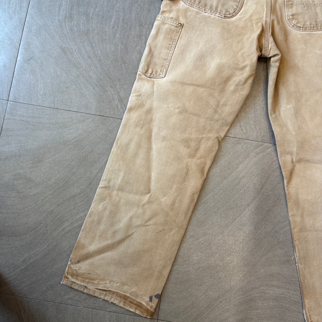 칼하트 정품 바지 브라운 더블니 팬츠 상품이미지9