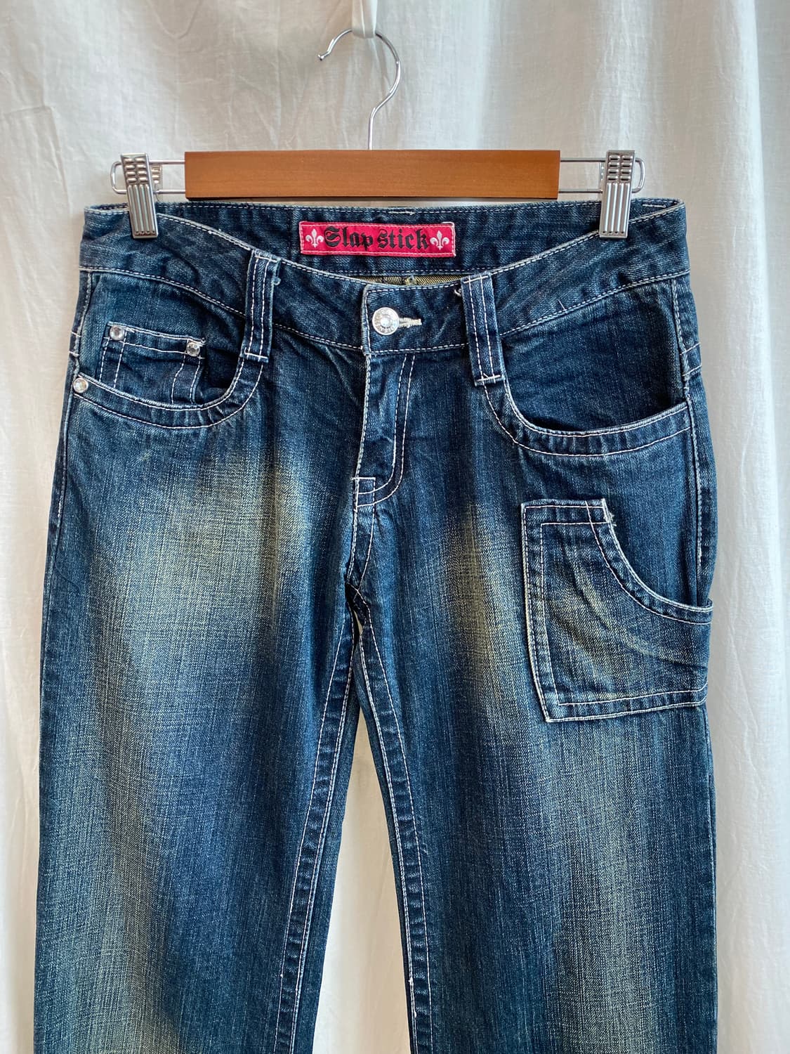 Y2K 로우라이즈 데님팬츠(27) 상품이미지3