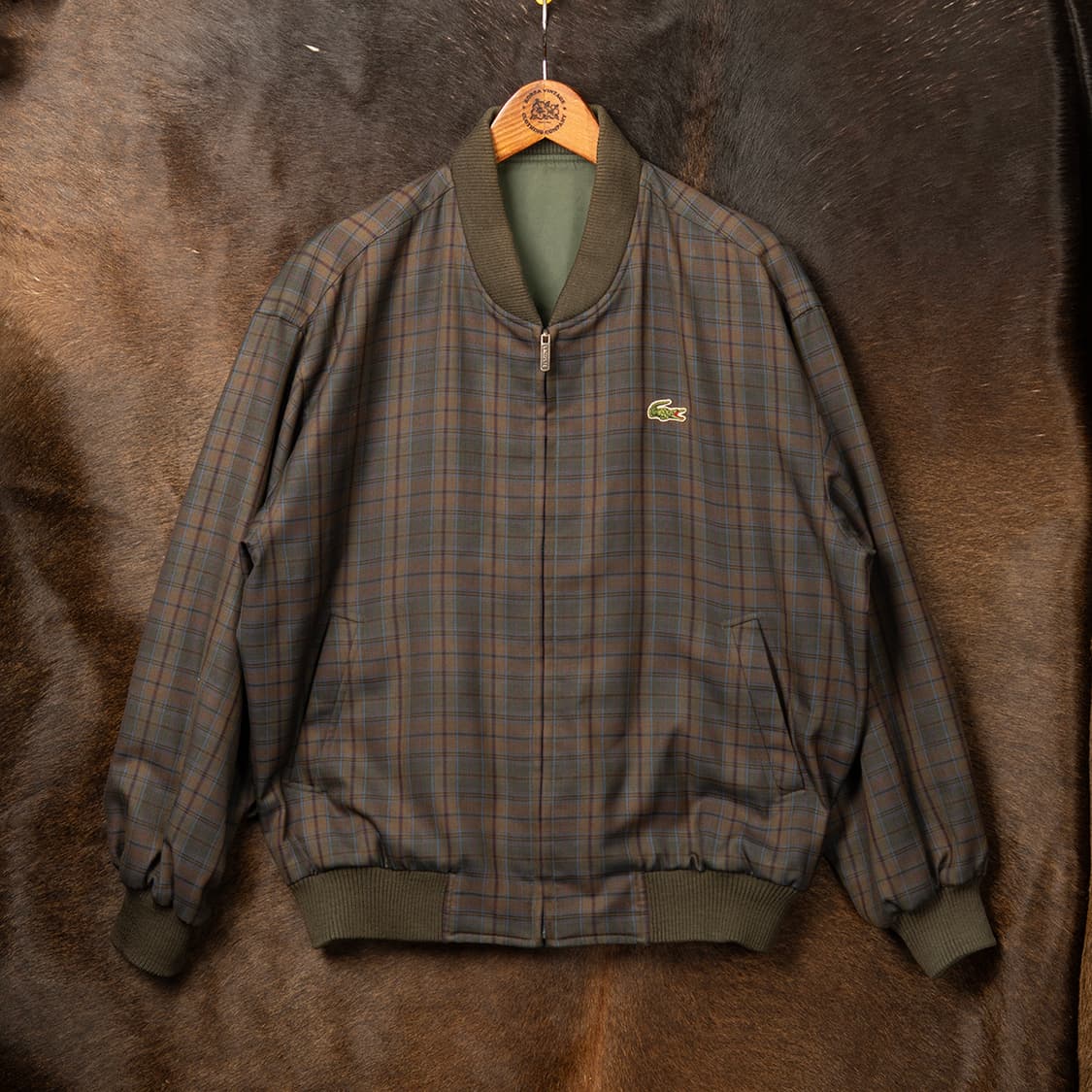 [110] 90s 서광 라코스테 리버서블(양면) 블루종  상품이미지1