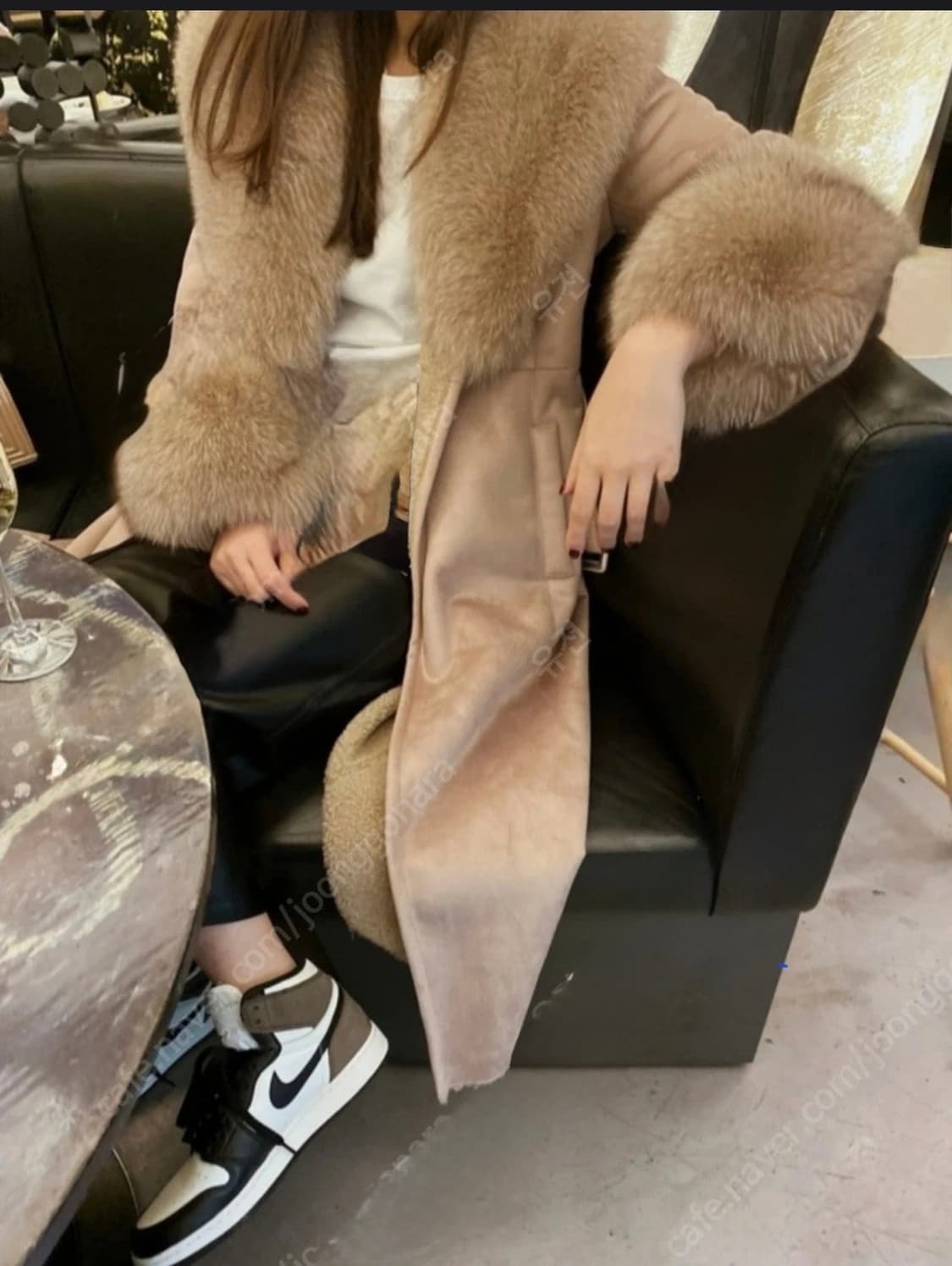 myeyeko 마이아이코 폭스퍼 무스탕 상품이미지1