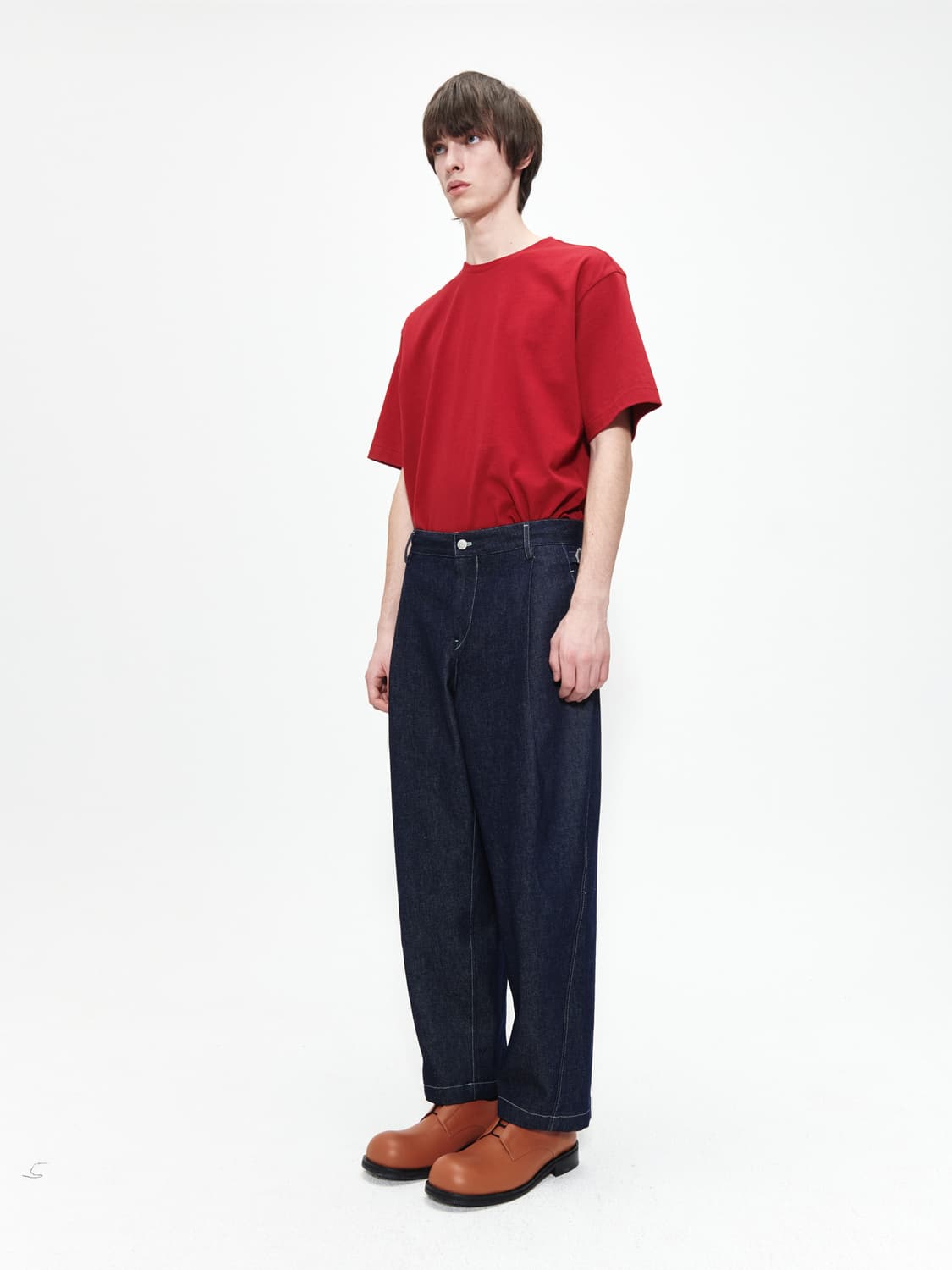 AFTERPRAY 애프터프레이 ONE TUCK TAPERED DENIM 상품이미지3