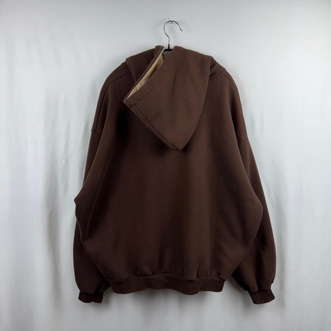 (F) WAVE 레터링 후드집업 브라운 상품이미지6