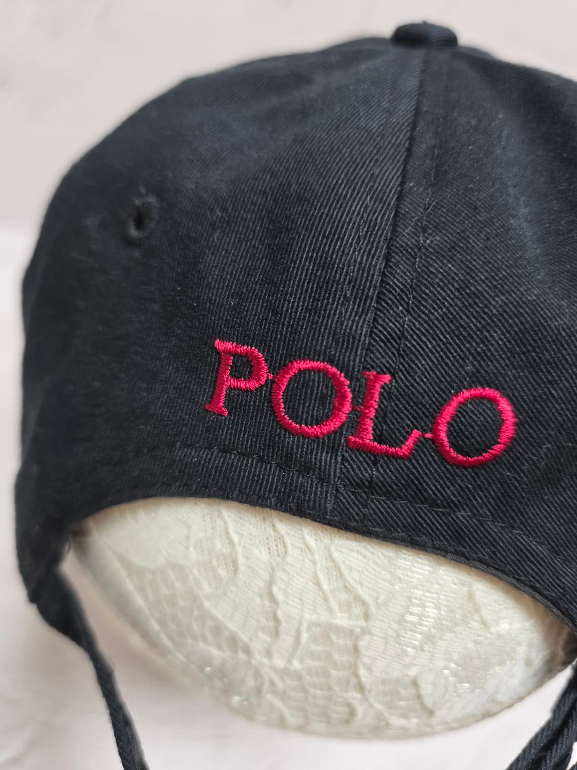 폴로 랄프로렌 아이코닉 코튼 치노 블랙 볼캡 모자 상품이미지4