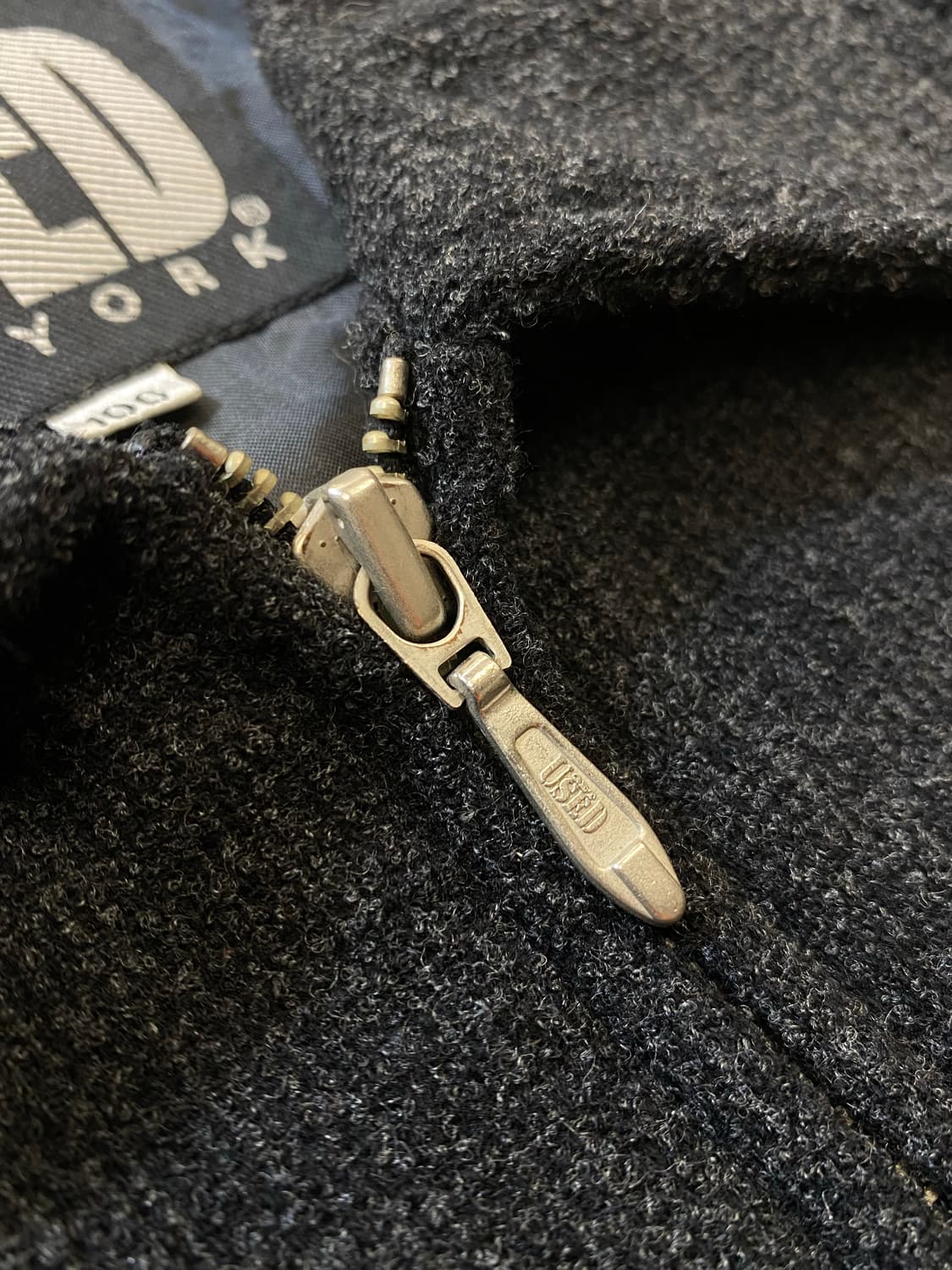 [100] 90s Get Used 겟 유즈드 미니멀 집업 자켓 상품이미지4