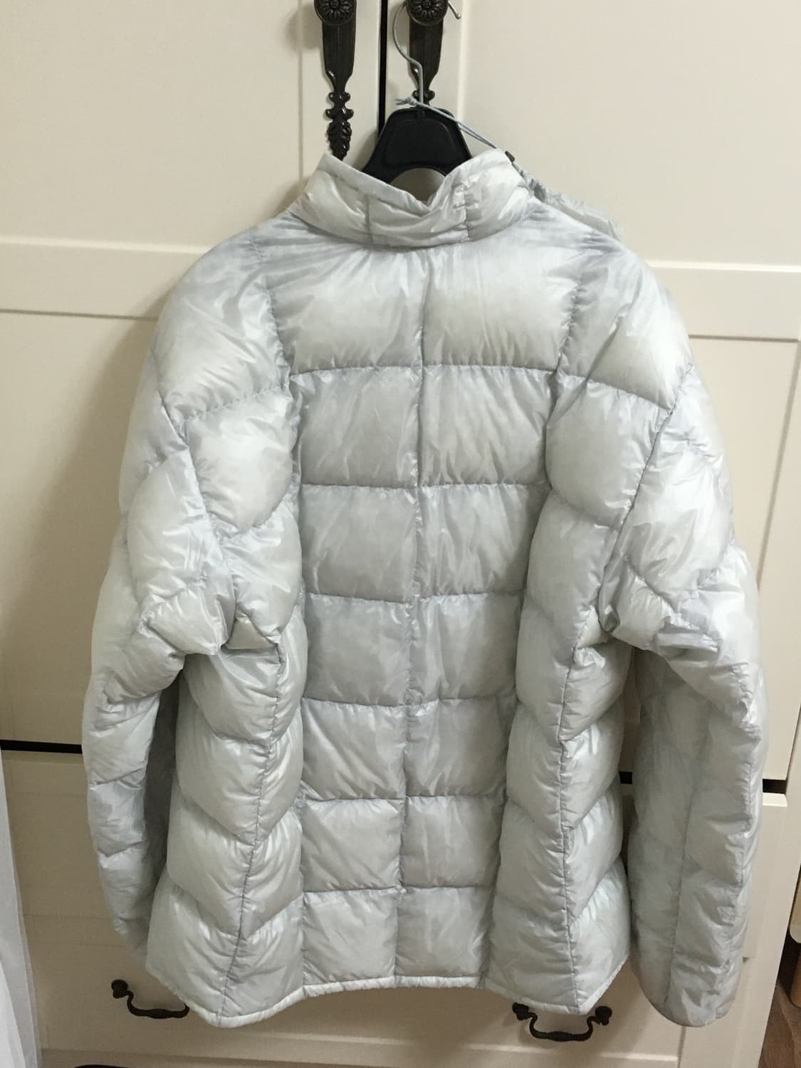 [XL] 몽벨 슈페리어 다운 자켓 라이트 그레이 상품이미지4