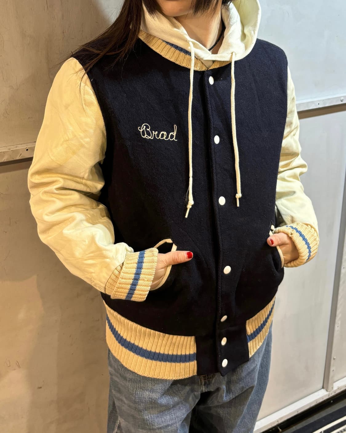90s Vintage Varsity Jacket 상품이미지3
