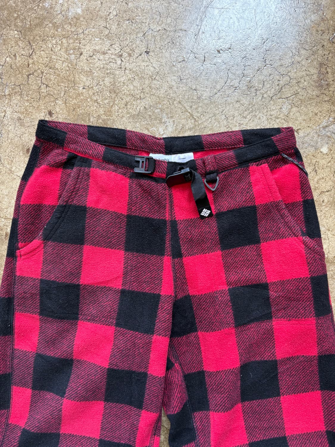 컬럼비아 플리스 타탄 체크 팬츠 상품이미지2