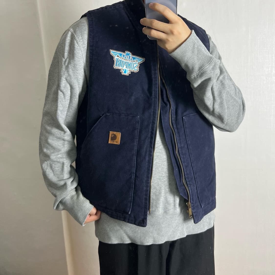 칼하트 덕 조끼 베스트 상품이미지1