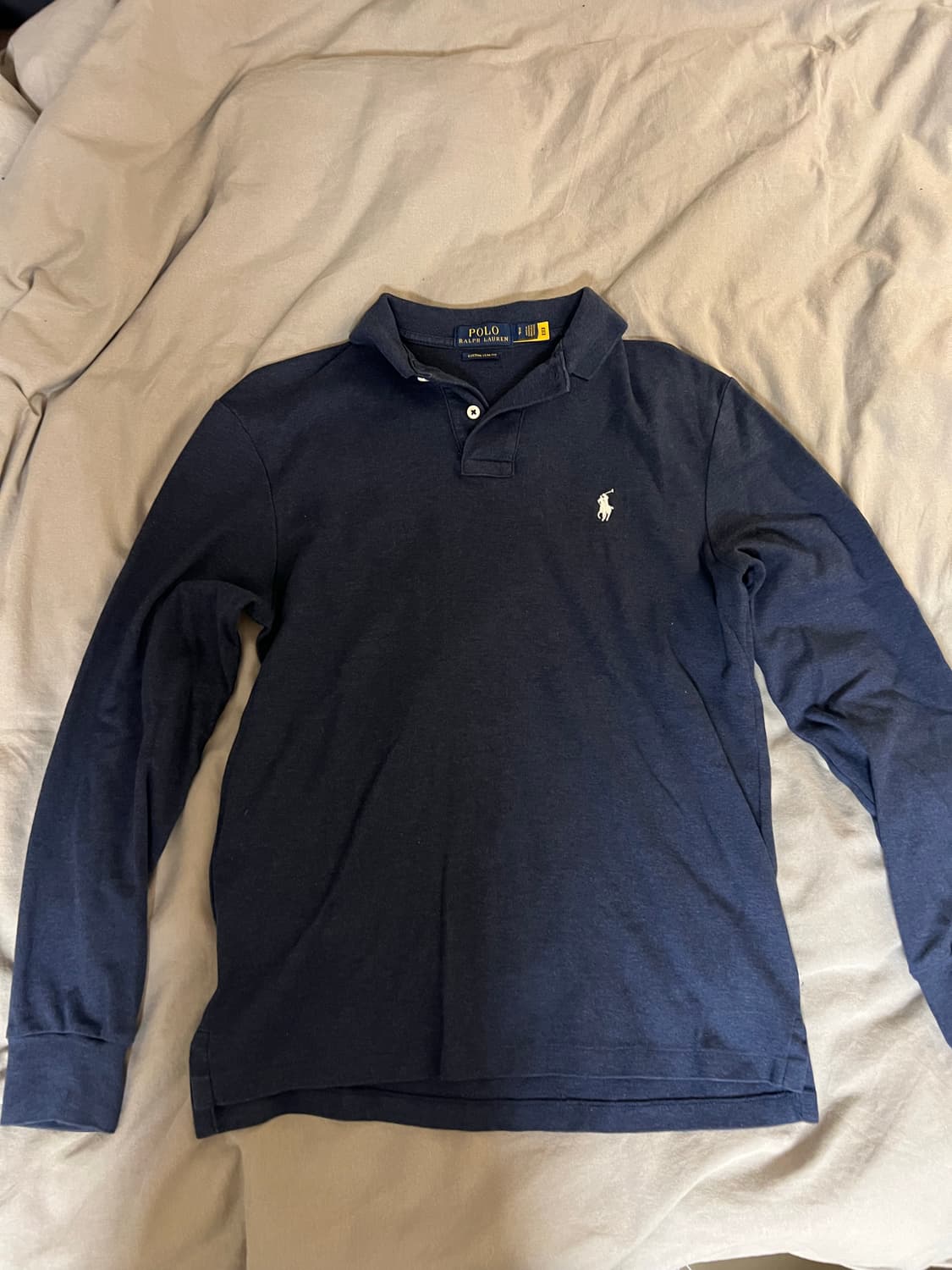 폴로 랄프로렌 긴팔 카라티 피케이티 커스텀슬림 S 상품이미지1