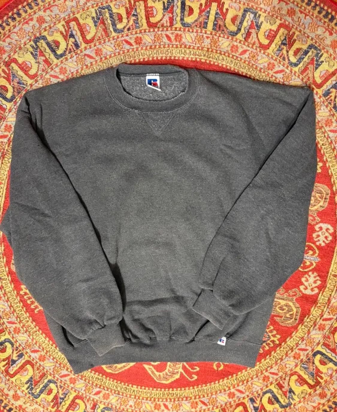 러셀 맨투맨 다크그레이 XL 상품이미지1