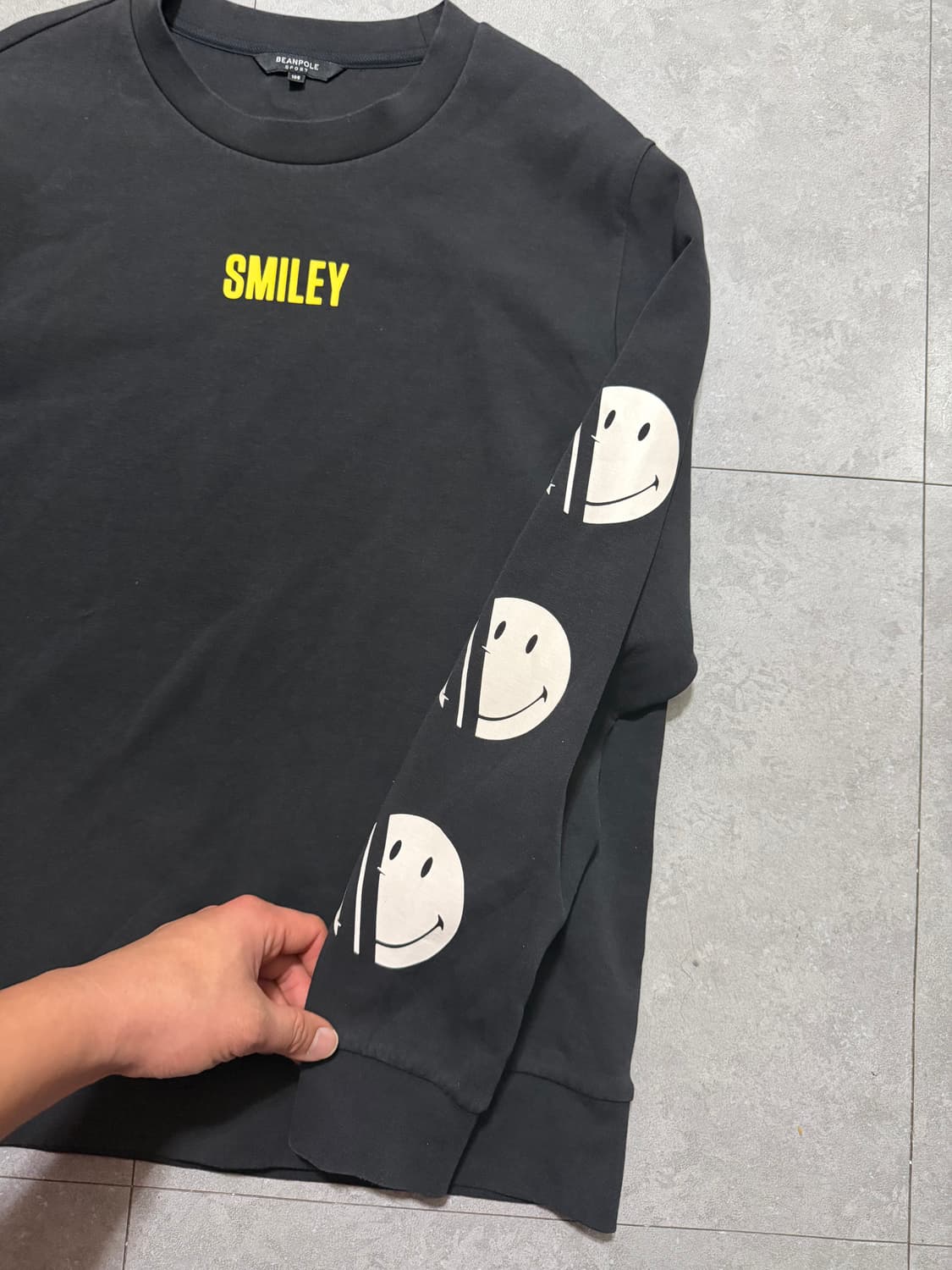 빈폴 스마일 로고패치빈티지 스웻셔츠 105size  상품이미지3