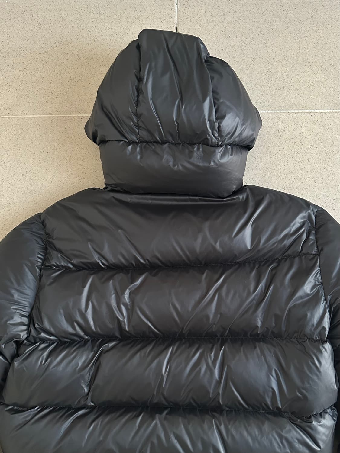 스투시 다운 파카 마이크로 립스탑 패딩 팬텀 블랙 S 상품이미지4
