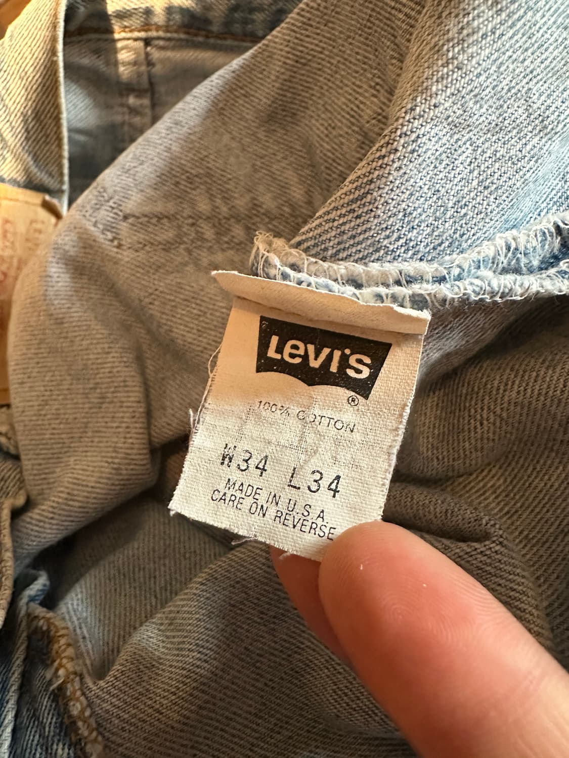 90s USA 빈티지 리바이스 501 데님 팬츠 상품이미지8