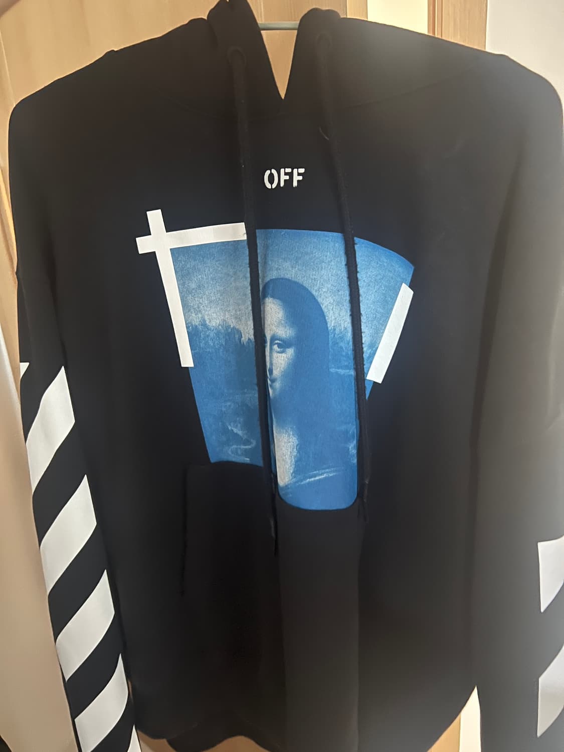 오프화이트 모나리자 후드티 s 상품이미지1