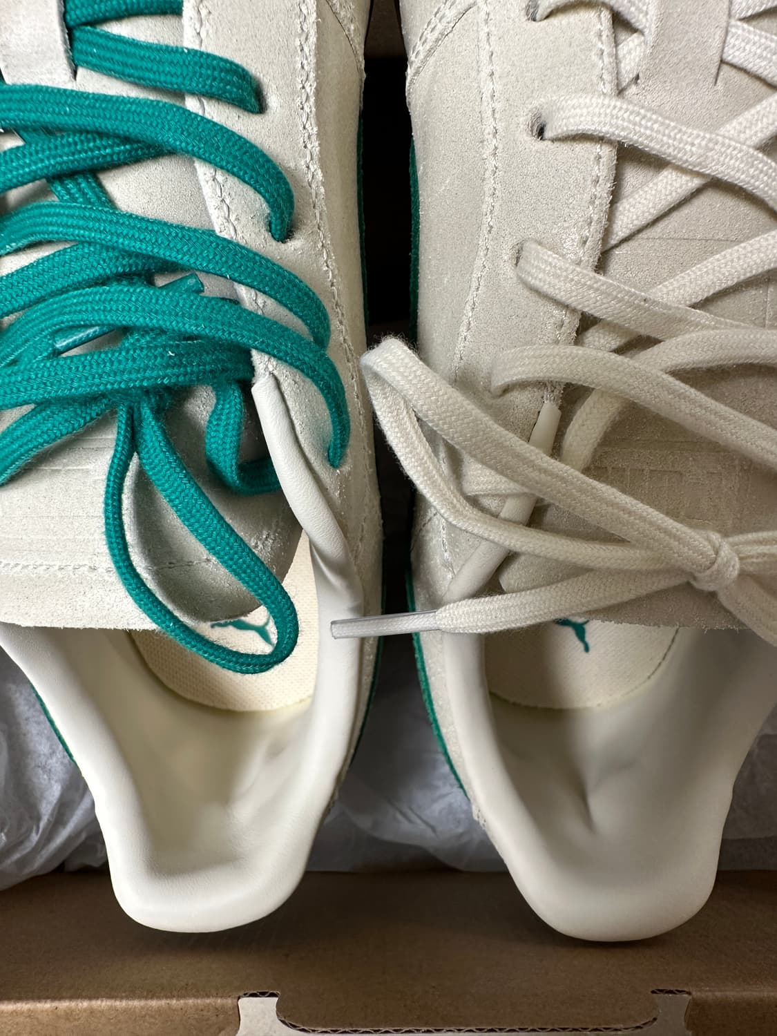 퓨마 팔레모 그린 그린+아이보리 스니커즈 275 상품이미지3