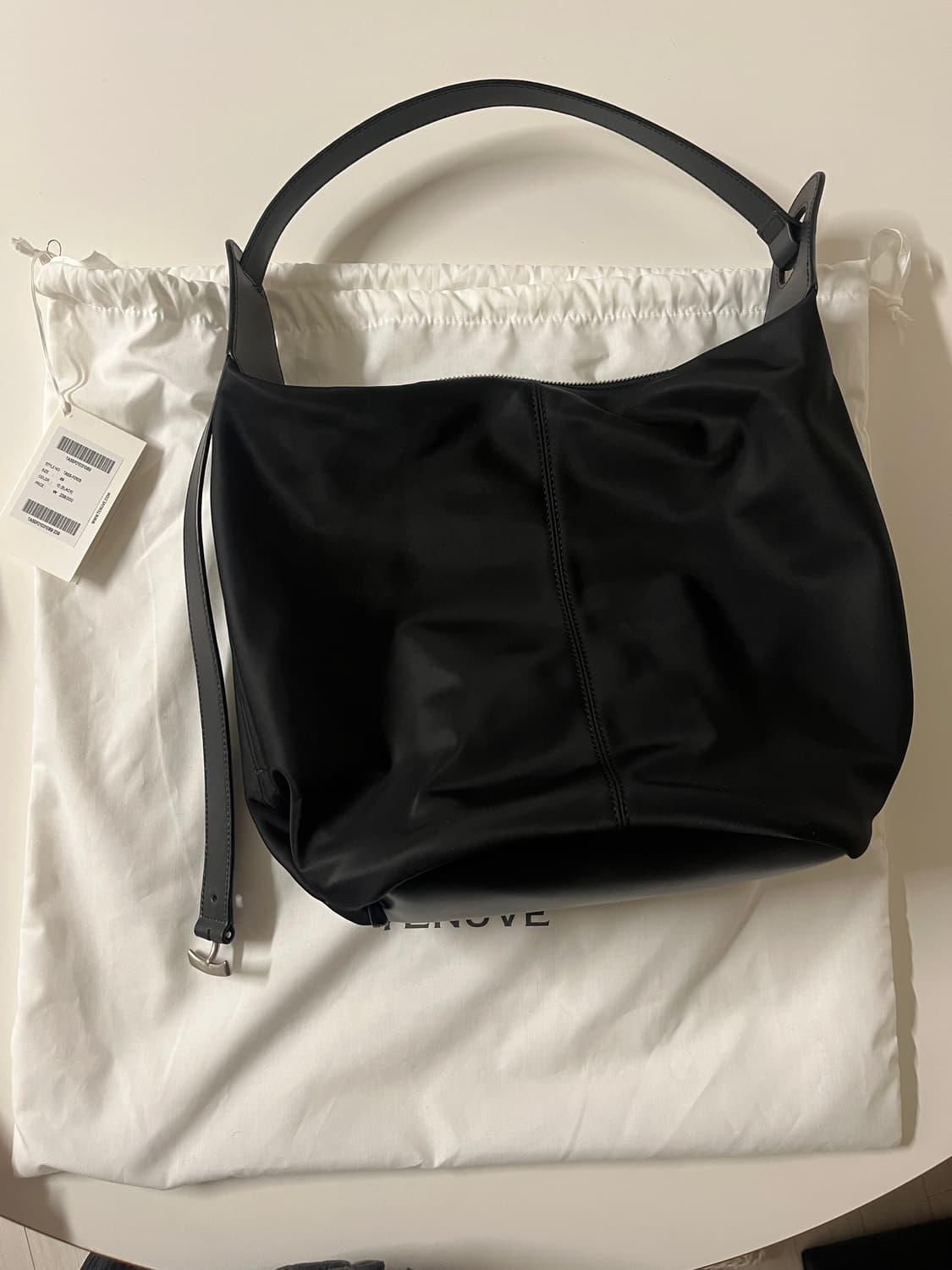 테누브 TENUVE 나일론 숄더백 블랙 상품이미지2