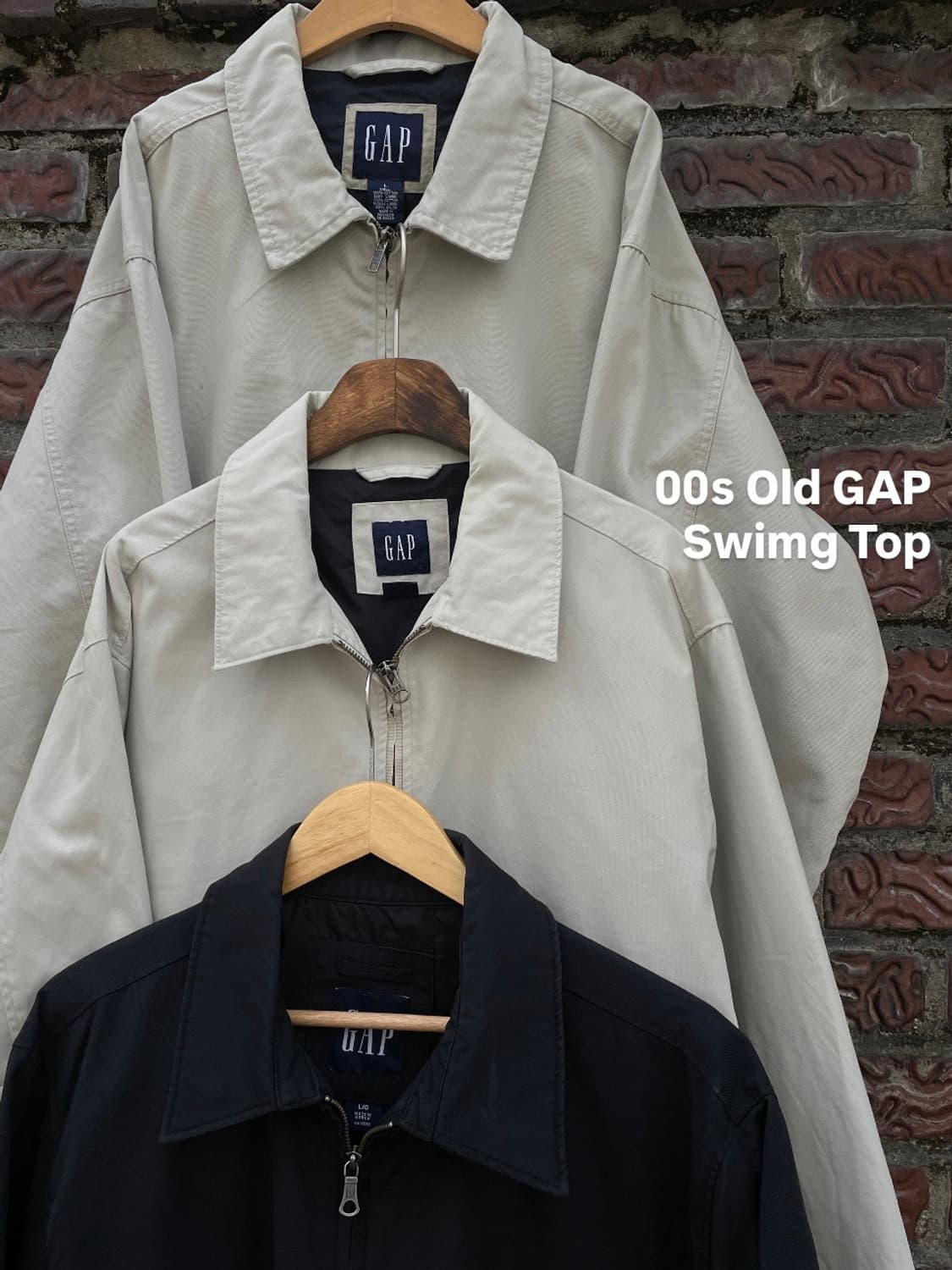 00s Old GAP Swing Top Black Jacket 상품이미지1