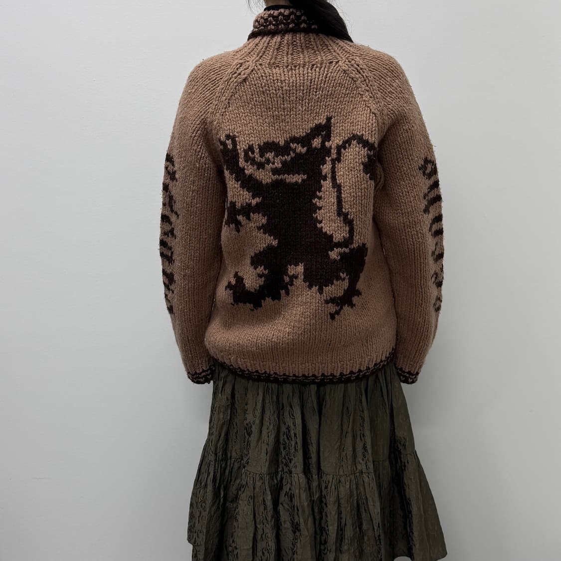 Dragon pattern wool cowichan 상품이미지2