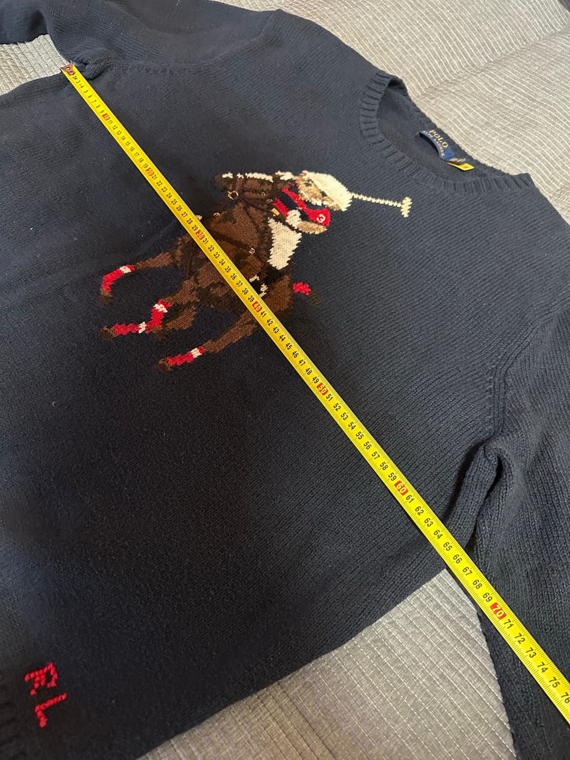 (2XL,QR) 폴로 빅포니 베어 니트 상품이미지3