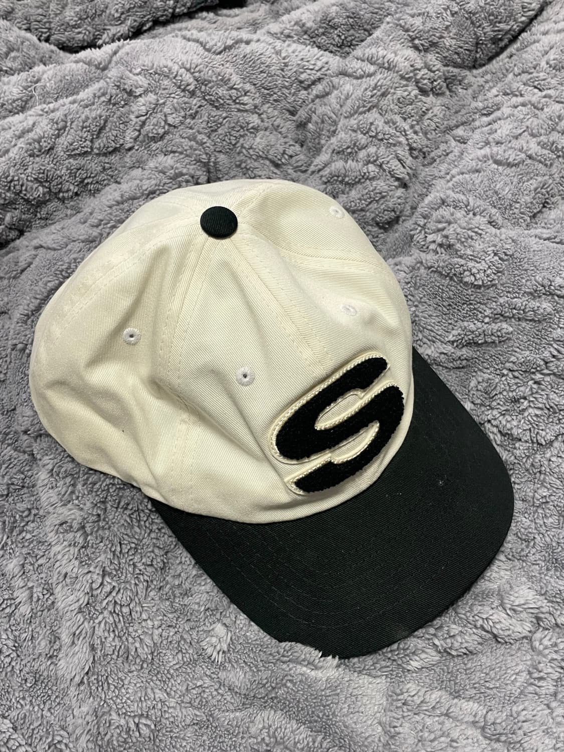 스투시 셔닐 S 로우 프로 캡 내추럴 색상 볼캡 상품이미지1