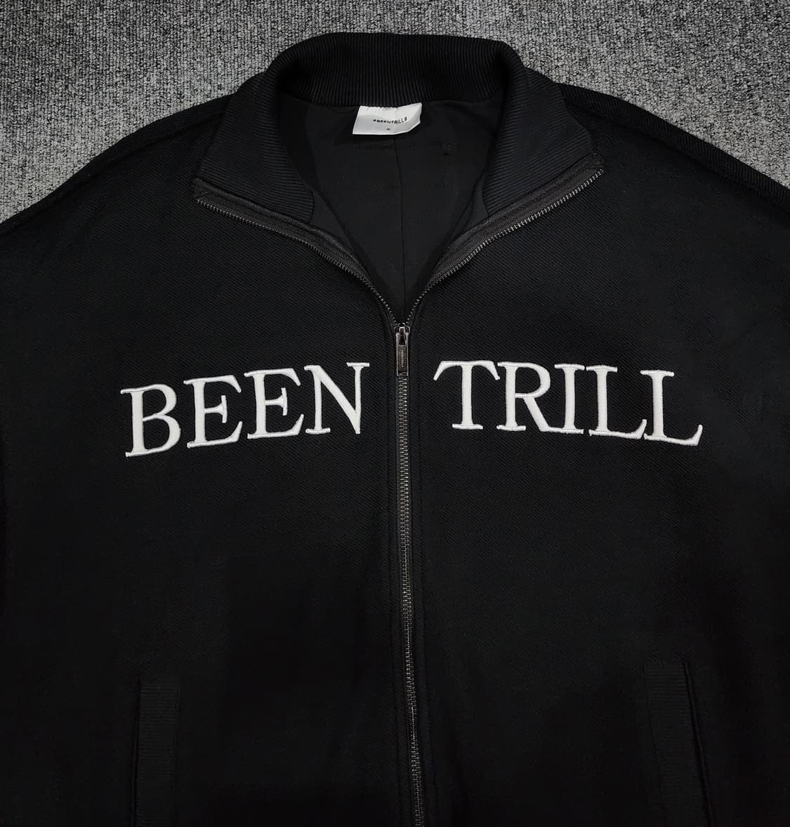 빈트릴 스펠로고 투웨이 스웻 집업 자켓 M 상품이미지3