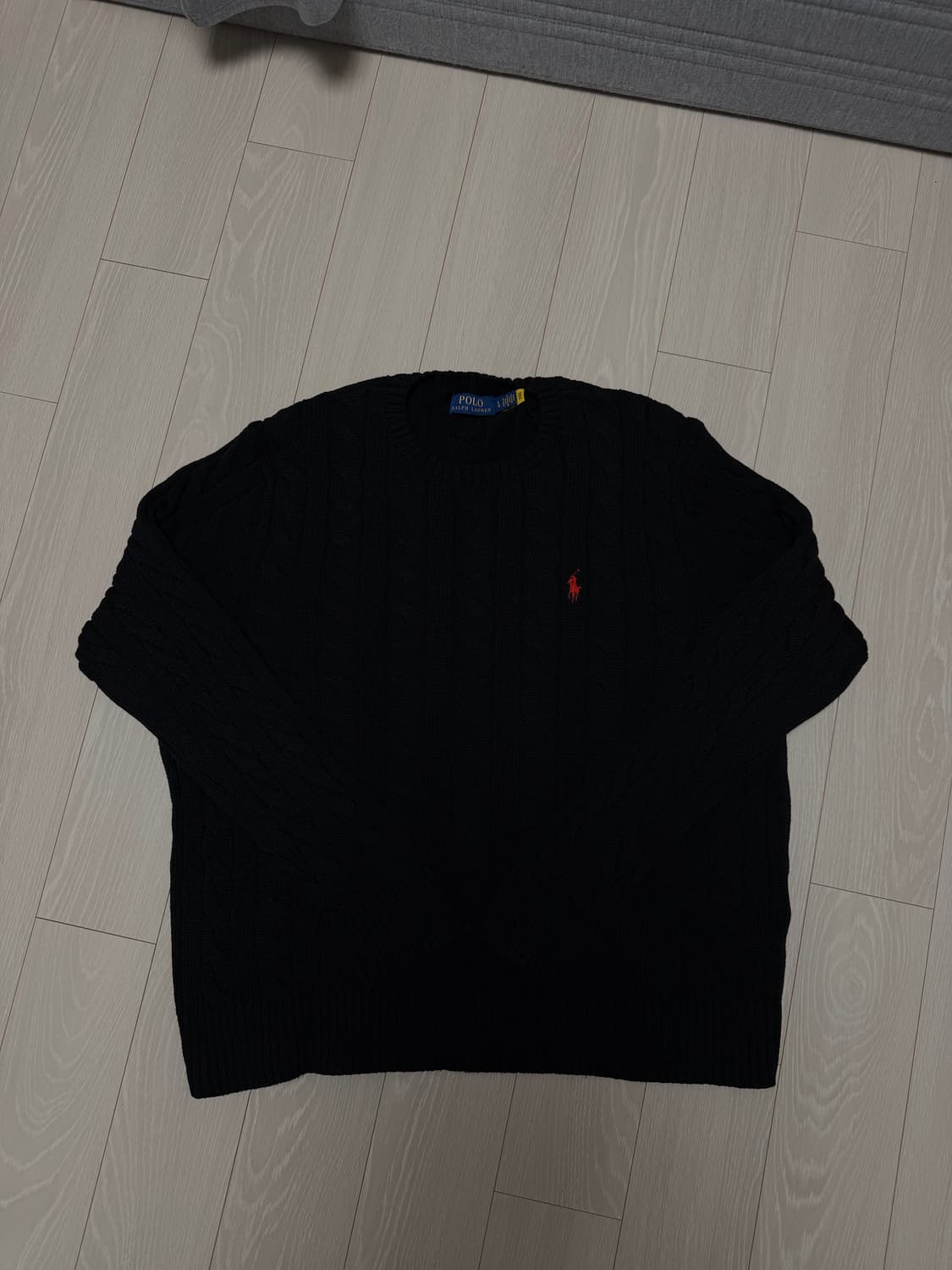 폴로 랄프로렌 케이블 니트 회색, 블랙 일괄 L 상품이미지7