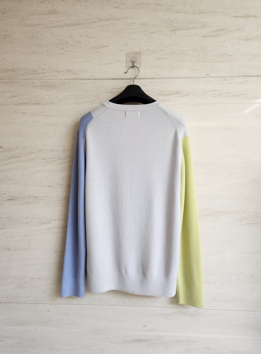 타임옴므 아가일 울 스웨터 100사이즈 상품이미지8