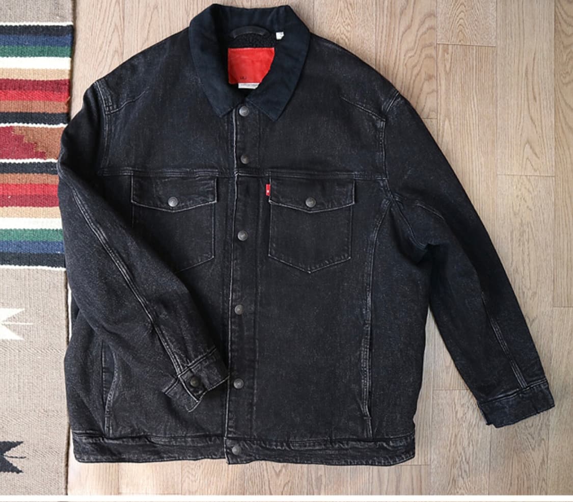 LEVIS 리바이스 엔지니어드 진 LEJ 블랙 쉐르파 데님자켓
XL 상품이미지2