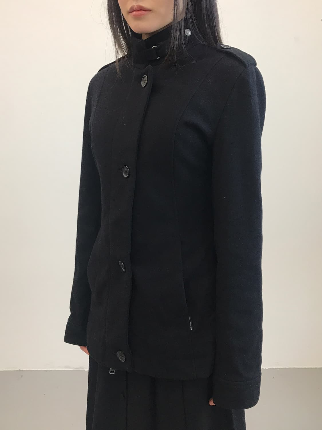 90s Calvin Klein Double-Breasted  Coat 상품이미지4