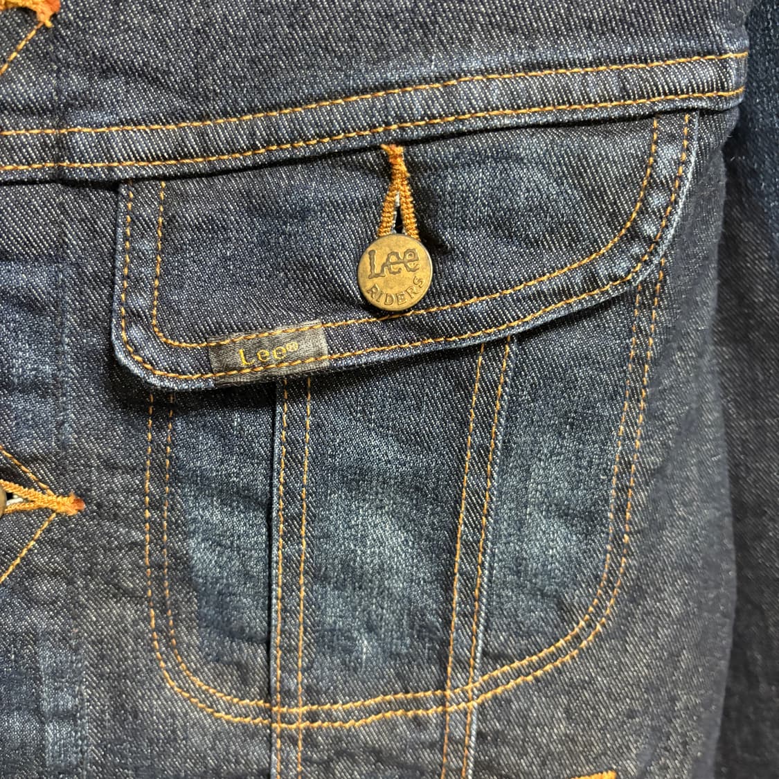 리 라이더스 스트레치 데님 트러커 자켓 / 중청, L 상품이미지5