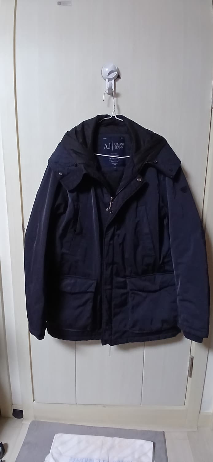 아르마니 진스 남성용 후드 패딩 자켓(52, 약105사이즈)   상품이미지1