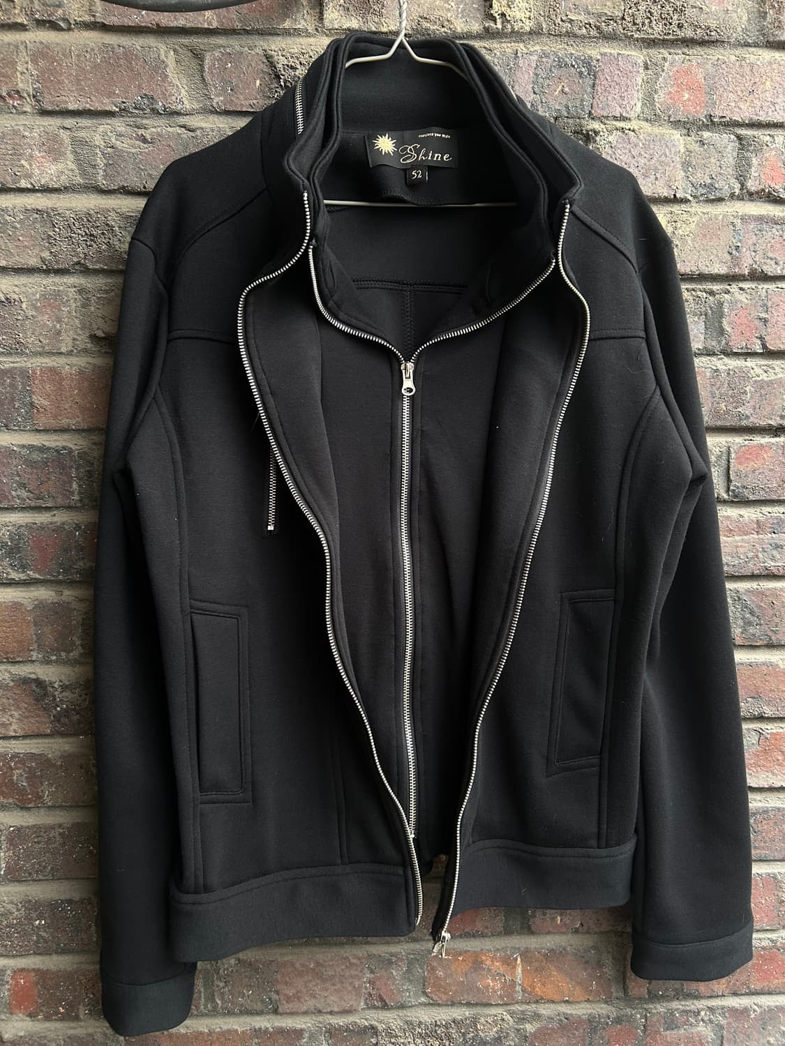 2000s vtg 락시크 블랙 레이어드 집업 상품이미지2