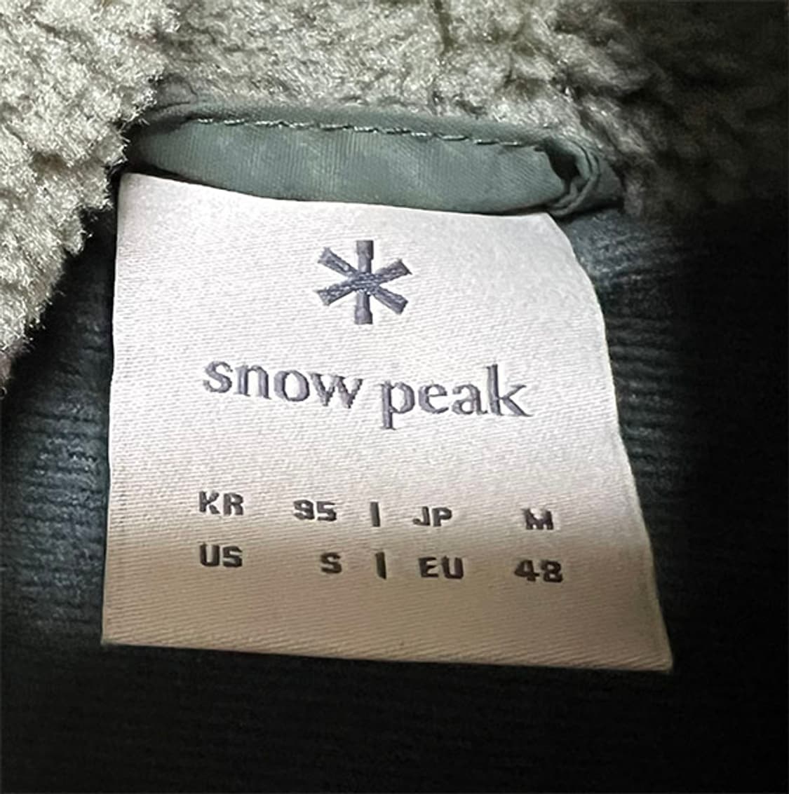 스노우피크 여자 후리스점퍼 크롭 오버핏 M 95 66 상품이미지3