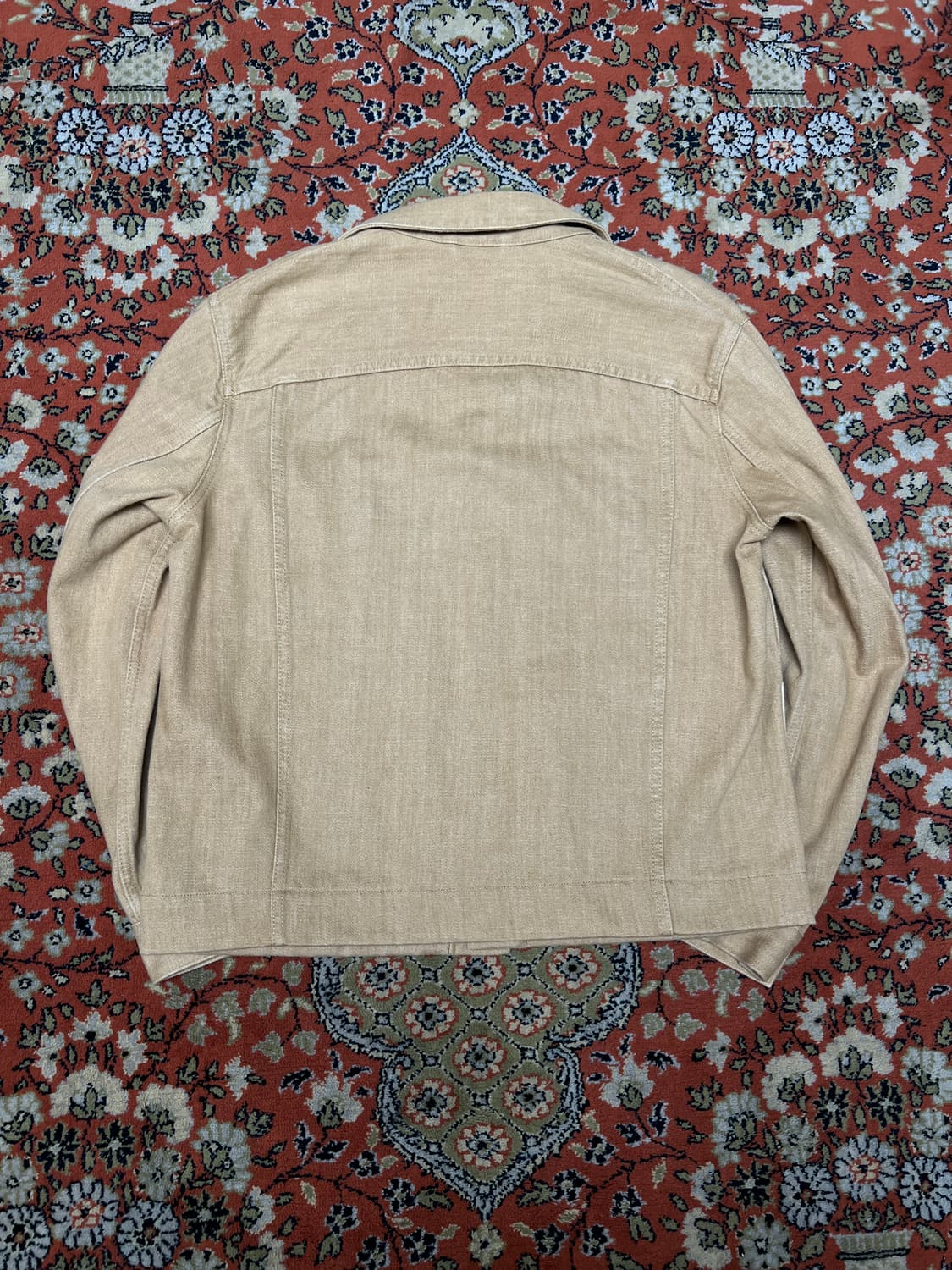 [L] 유니클로 U 코튼 트러커 자켓 베이지 상품이미지4