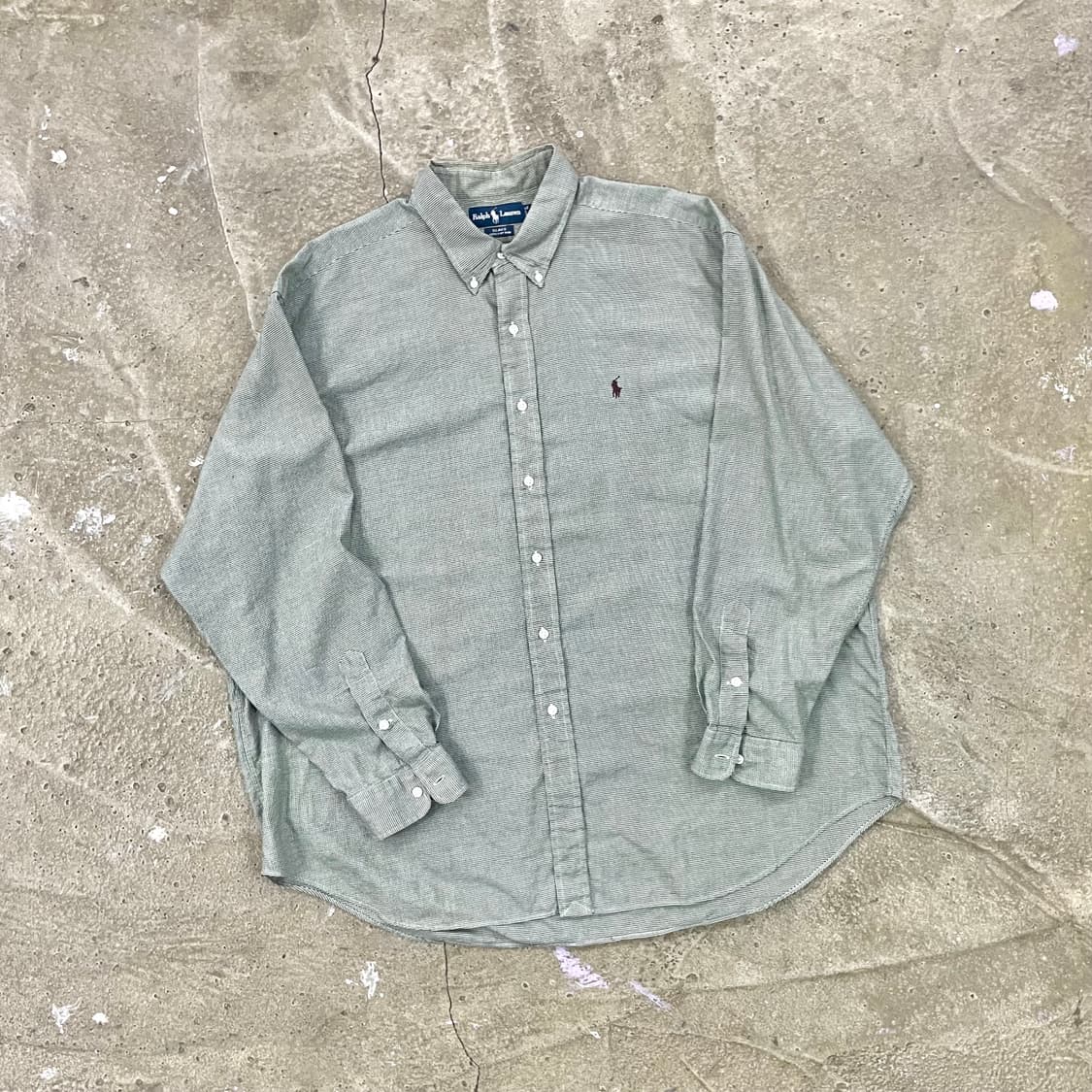 90's 폴로 버튼다운 셔츠 XXL 상품이미지1