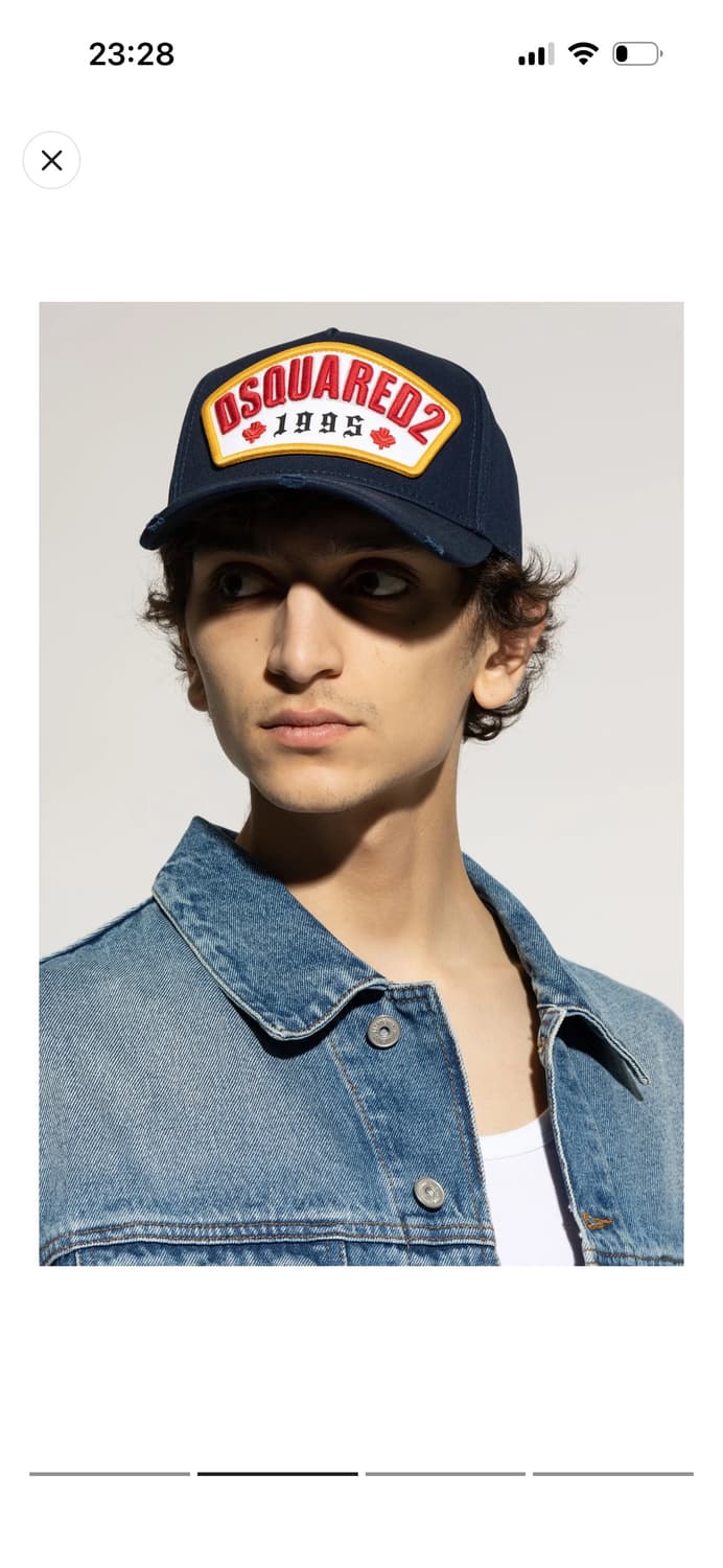 디스퀘어드2 네이비 볼캡 상품이미지2